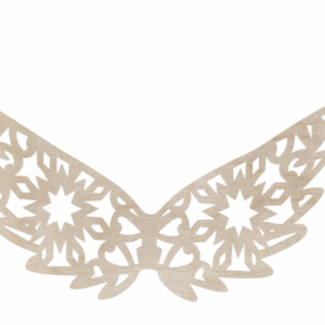 Skrzydełka skrzydła anielskie drewniane anioł do anioła baza decoupage