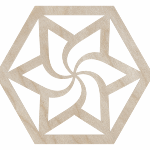 Drewniana podkładka podkładki podstawka pod kubek decoupage ze sklejki