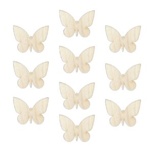 Drewniane motylki 5cm motyle scrapki ozdobne 10szt