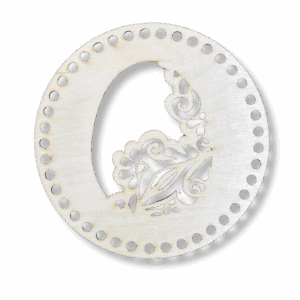 Baza drewniana dno do koszyka spód koło okrąg ze sklejki 20cm jajko jajo