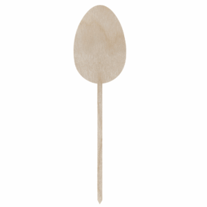 Drewniany topper jajko jajo pisanka na piku ze sklejki decoupage dekor