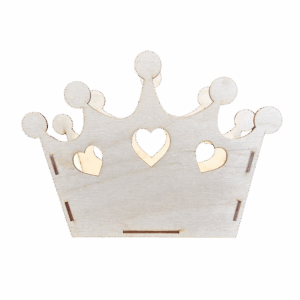 Drewniane pudełko korona prezent wieczór panieński 18 stka decoupage dekor