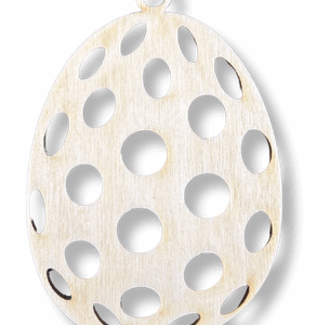 Drewniana zawieszka jajko jajo wielkanocne dekor decoupage ze sklejki 1szt