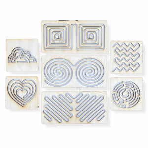 Tablice grafomotoryczne szlaczki metoda Montessori nauka pisania