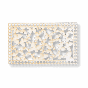 Baza drewniana dno do koszyka spód prostokąt prostokątna motyle decoupage