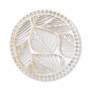 Baza drewniana dno do koszyka spód koło okrąg ze sklejki 20cm ażurowe ażur