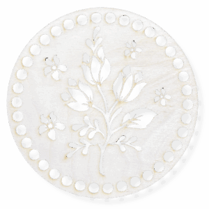 Baza drewniana dno do koszyka spód koło okrąg ze sklejki 18cm kwiat kwiatek