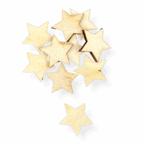 Drewniana gwiazda gwiazdki gwiazdy scrapki ze sklejki dekor decoupage 10szt