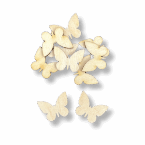 Drewniane motylki motylek motyl scrapki ozdobne dekory decoupage 10szt