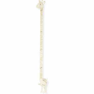 Drewniana miarka wzrostu na ścianę dla dziecka żyrafa żyrafka ze sklejki