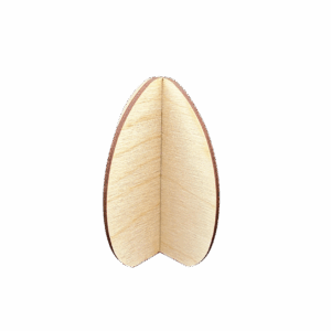 Drewniane jajko jajo składane stojące 3D decoupage wielkanocne dekoracja