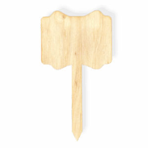 Drewniana tabliczka tabliczki znacznik etykieta do opisu roślin ogrodnicza