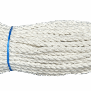 Lina linka bawełniana  BIAŁA kręcona żeglarska dekoracyjna sznur sznurek 6mm 5m
