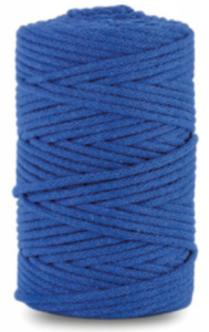 WAS Sznurek bawełniany z rdzeniem 100m 3mm CIEMNY NIEBIESKI WAS