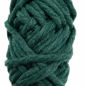 Sznurek bawełniany skręcany ZIELONY 10m 5mm