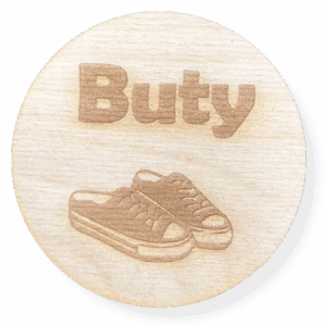 Drewniana plakietka tabliczka na szufladę pudełko decoupage plakietki 1szt