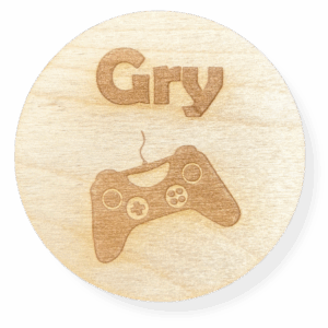 Drewniana plakietka tabliczka na szufladę pudełko decoupage plakietki 1szt