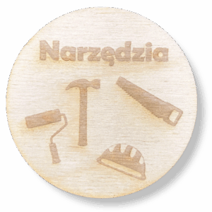 Drewniana plakietka tabliczka na szufladę pudełko decoupage plakietki 1szt