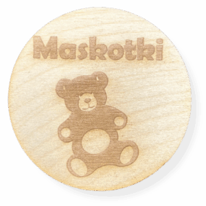 Drewniana plakietka tabliczka na szufladę pudełko decoupage plakietki 1szt