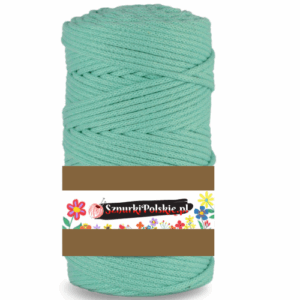 WAS Sznurek bawełniany z rdzeniem 100m 3mm SELEDYNOWY WAS