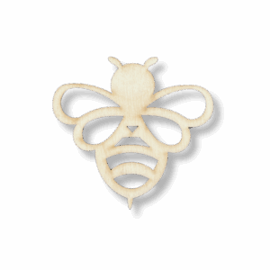 Drewniany dekor ze sklejki PSZCZOŁA decoupage