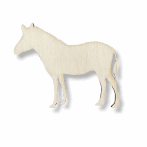 Drewniany dekor ze sklejki KOŃ KONIK decoupage drewniane zwierzątka