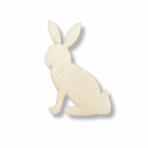 Drewniany dekor ze sklejki ZAJĄC decoupage drewniane zwierzątka