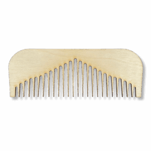 Grzebień drewniany do makramy do rozczesywania