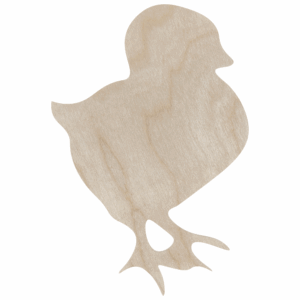 Drewniany dekor ze sklejki KURCZAK PISKLĘ decoupage drewniane zwierzątka