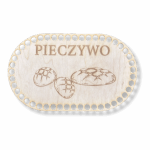 Drewniana baza dno do koszyka na PIECZYWO szydełko