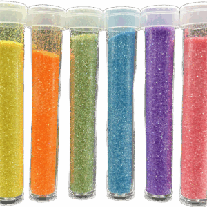 Brokat brokaty sypki kolorowy pyłek fiolki 6 kol.