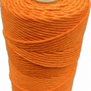 Sznurek bawełniany do makramy POMARAŃCZOWY 200m 3mm