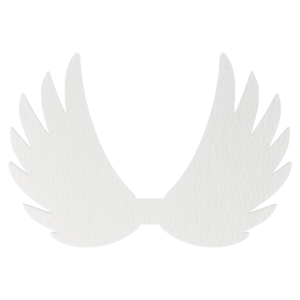 Skrzydełka skrzydła anielskie BIAŁE anioł do anioła baza decoupage