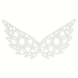 Skrzydełka skrzydła anielskie BIAŁE anioł do anioła baza decoupage