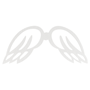 BIAŁE skrzydełka ze sklejki skrzydła anielskie