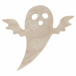 Drewniany DUCH DUSZEK HALLOWEEN DUŻY 2 dekor decoupage ozdoba ze sklejki