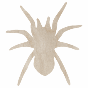 Drewniany dekor PAJĄK HALLOWEEN decoupage ozdoba ze sklejki