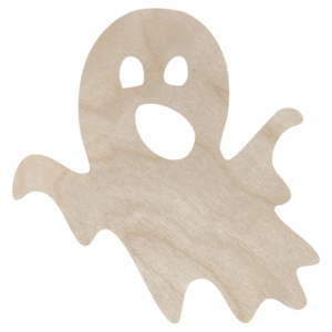 Drewniany DUCH DUSZEK HALLOWEEN 1 dekor decoupage ozdoba ze sklejki