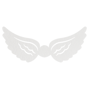 Skrzydełka skrzydła anielskie BIAŁE drewniane anioł baza decoupage