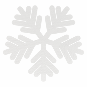 Drewniana ŚNIEŻYNKA BIAŁA klasyczna śnieg dekor podkładka podstawka pod kubek decoupage