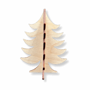 Drewniana CHOINKA 2w1 drzewko dekoracja stojąca dekor