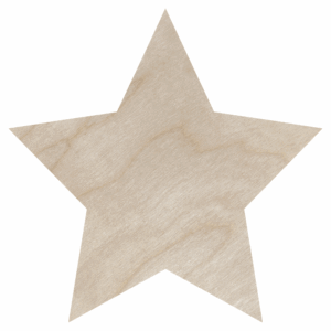 Drewniana GWIAZDKA 3CM 10szt gwiazda ze sklejki ozdoba decoupage scrapki