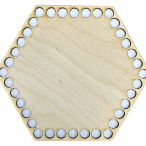 Baza dno koszyka spód sześciokąt 17cm sklejka