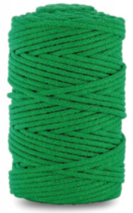 WAS sznurek bawełniany 100m 3mm ZIELONY