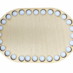 Baza dno koszyka kosz Mojżesza owal 15x10 sklejka