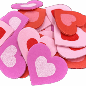 Naklejki piankowe serca