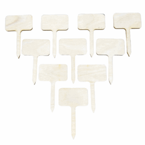 Etykiety tabliczki do roślin nasion sklejka 10szt