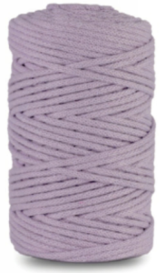 WAS sznurek bawełniany 100m 3mm LILIOWY