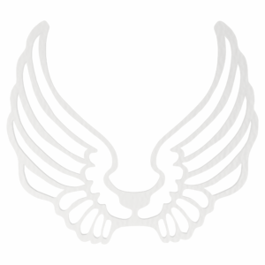 Skrzydełka skrzydła anielskie BIAŁE anioł duże