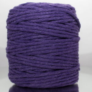 Sznurek bawełniany skręcany LAWENDOWY 100m 5mm
